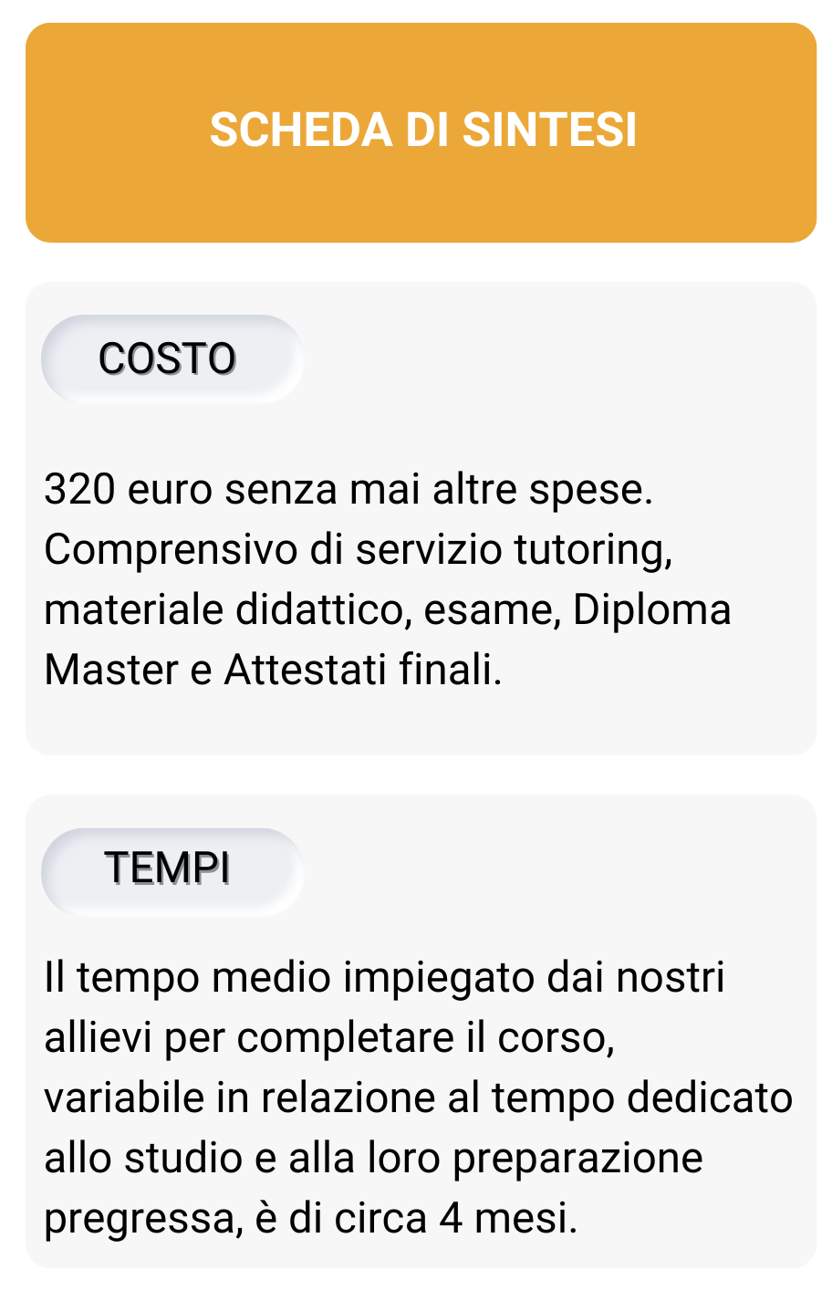 master di ALIMENTAZIONE PER LA PERDITA DI PESO