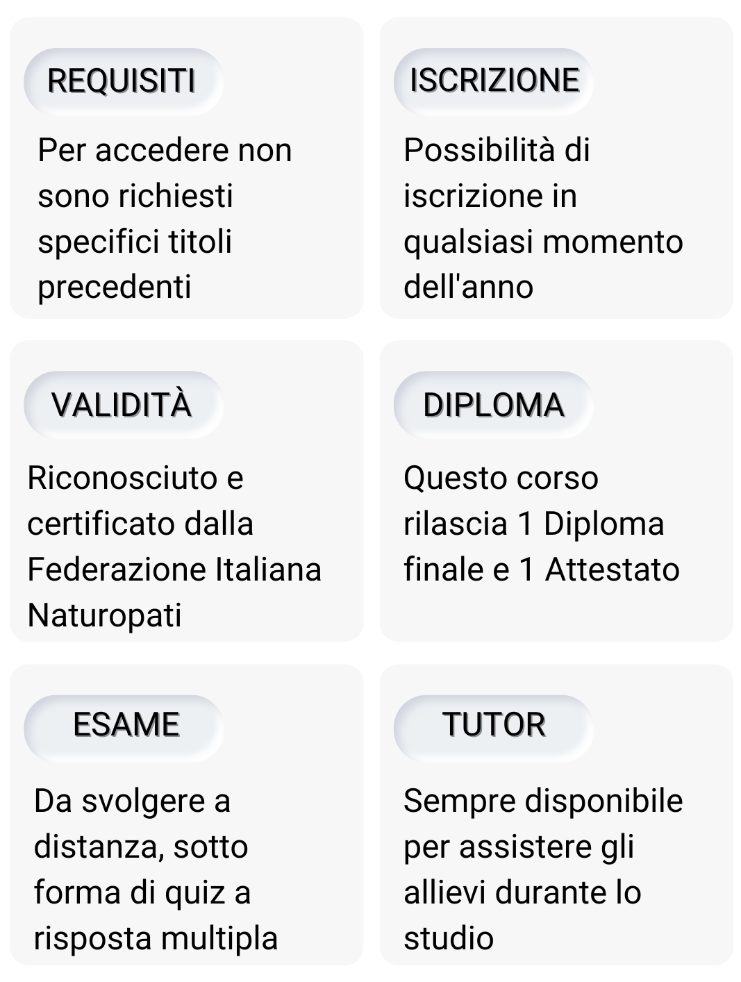 scuola di Naturopatia Omeopatica