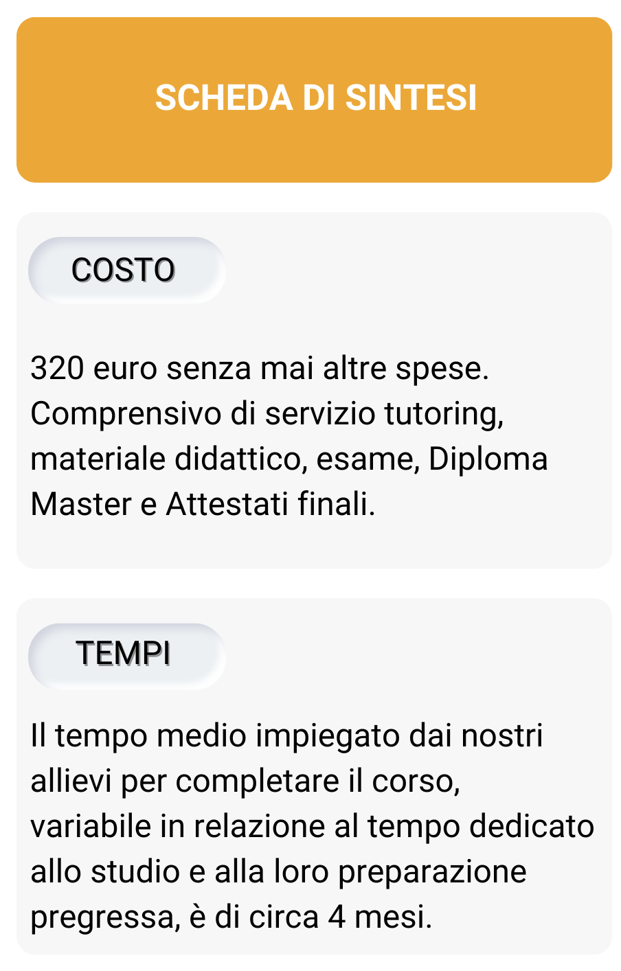 master di Nutrizione Olistica