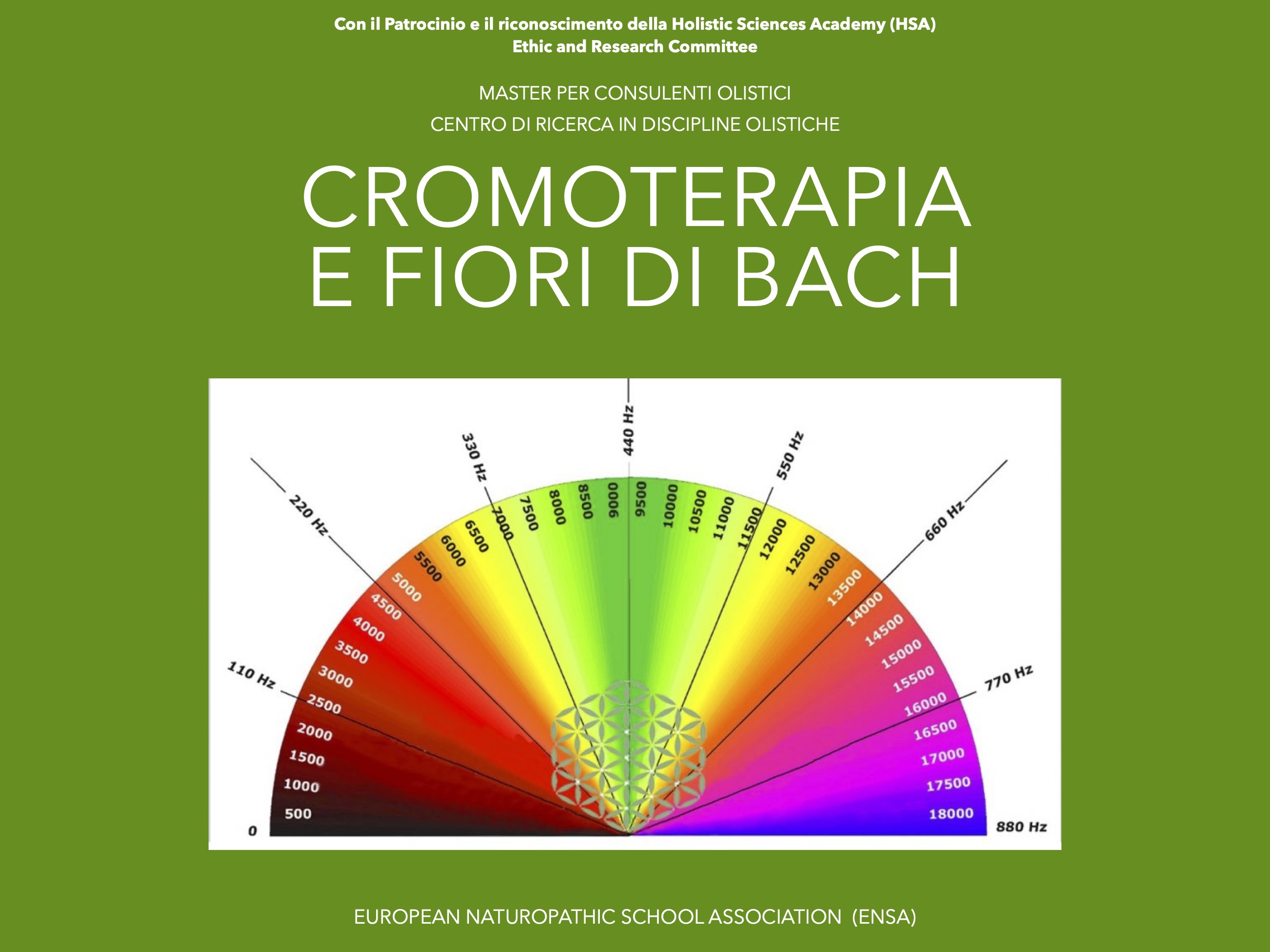 Cromoterapia e fiori di Bach