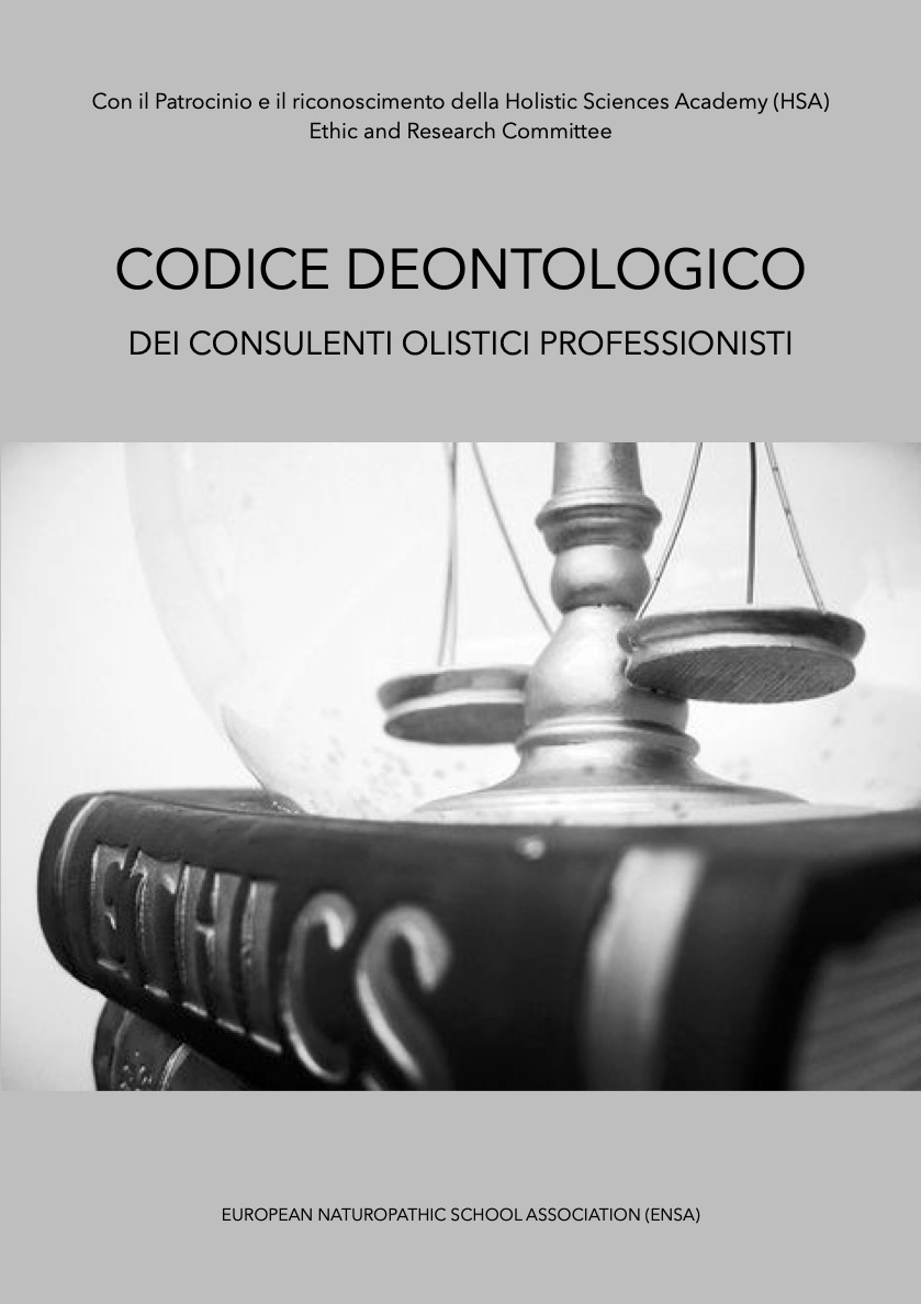 Codice deontologico dei consulenti olistici